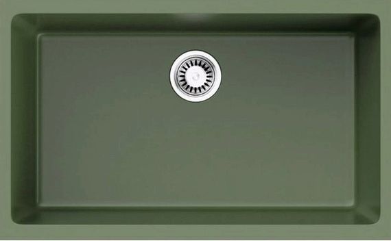 Кухонная мойка OMOIKIRI Okinoshima 76-U/I-OL Natceramic/olive (арт. 4997147)