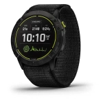 Часы для экстремальных видов спорта Garmin Enduro титановый корпус с угольно-серым DLC-покрытием и черный нейлоновый ремешок UltraFit 010-02408-01