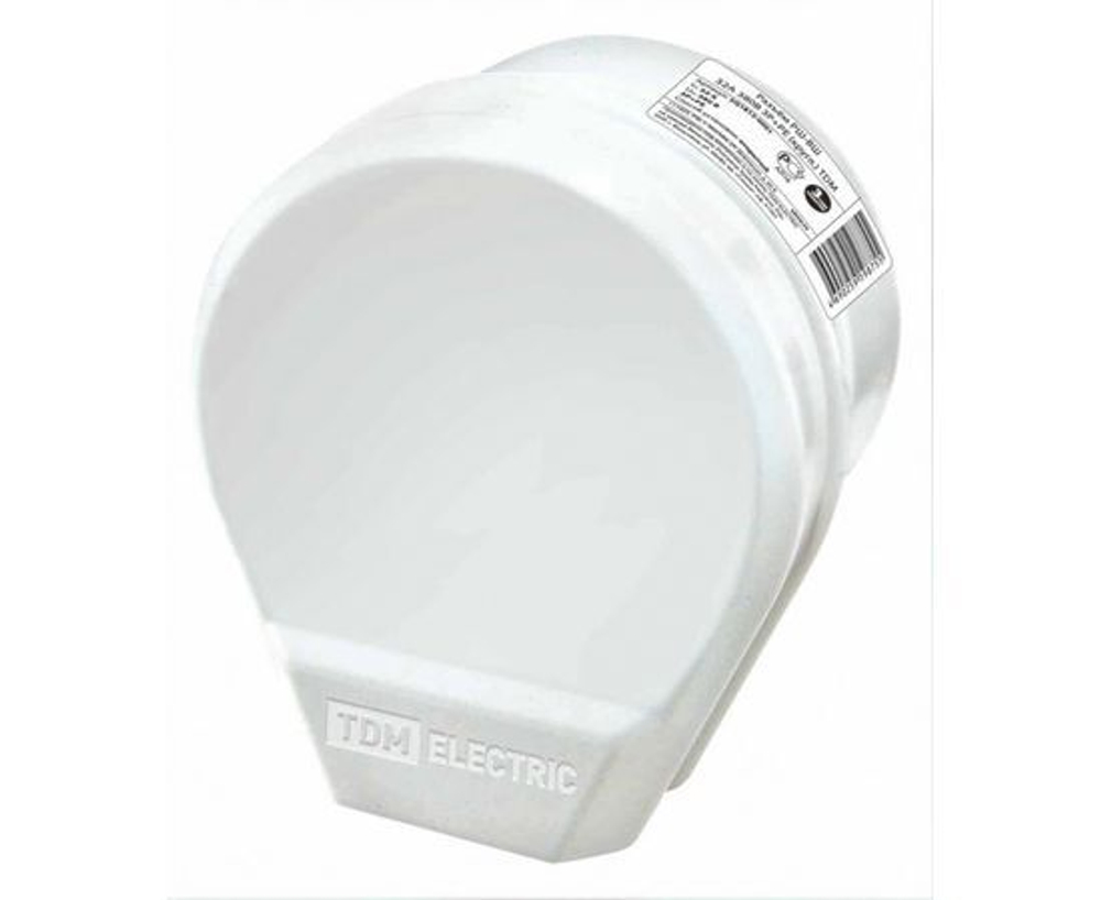 Разъём РШ-ВШ 32А/250В 2Р+РЕ белый TDM