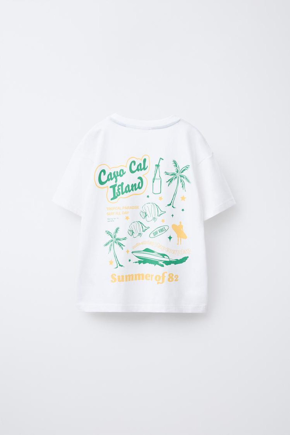 ZARA ПИЖАМА В ПОЛОСКУ С ПРИНТОМ, ЭКРЮ