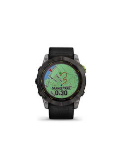 Garmin Enduro 2 Sapphire Solar титановый угольно-серый DLC, 2 ремешка (010-02754-01)