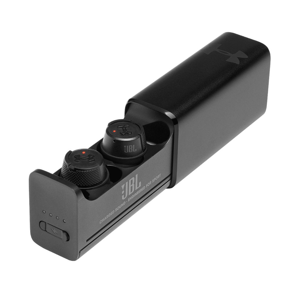 Спортивные беспроводные наушники JBL UA True Wireless Flash X, Black - 5