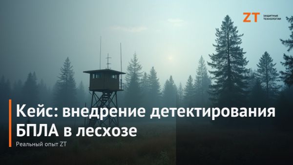 Кейс ZT: внедрение детектирования БПЛА в лесхозе Кейс ZT: внедрение детектирования БПЛА в лесхозе