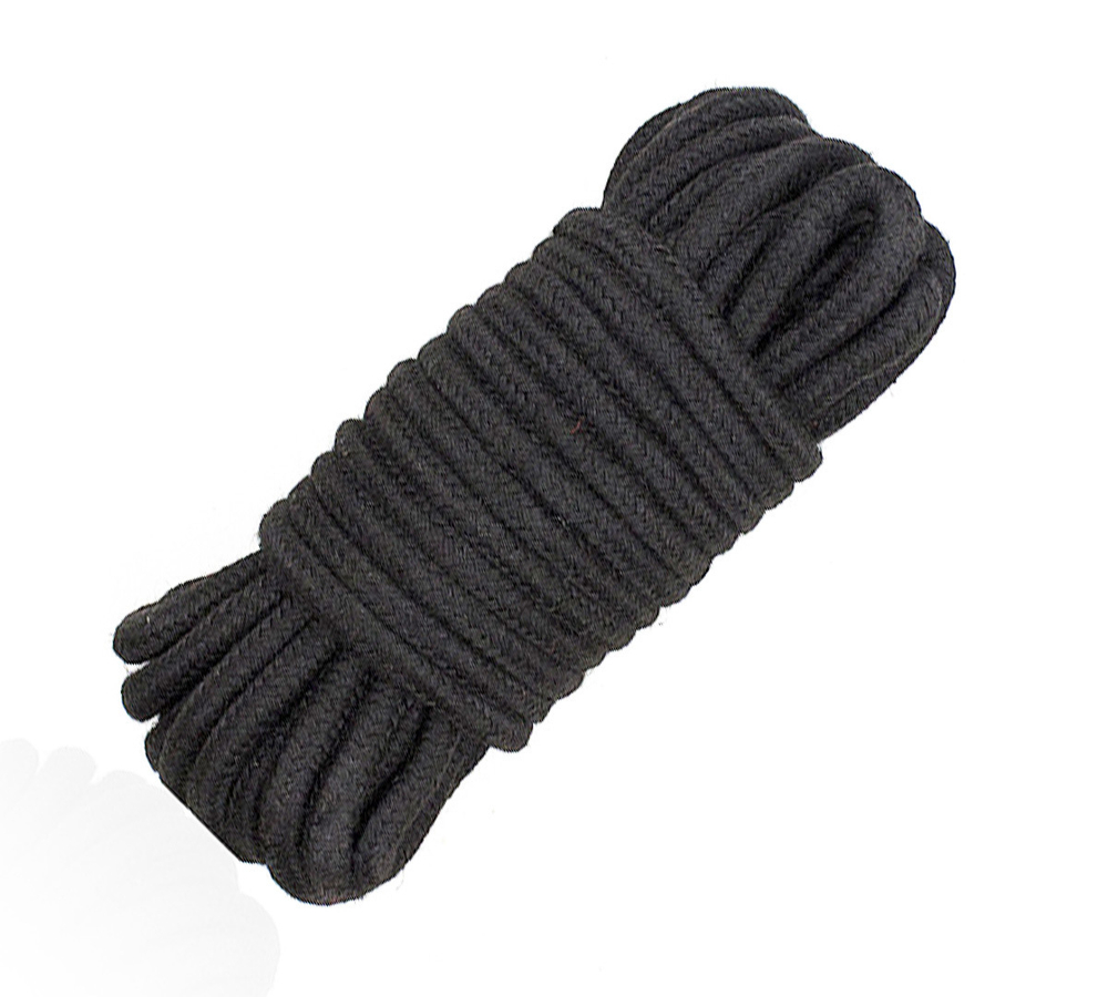 Бондаж для связывания черный 15 м