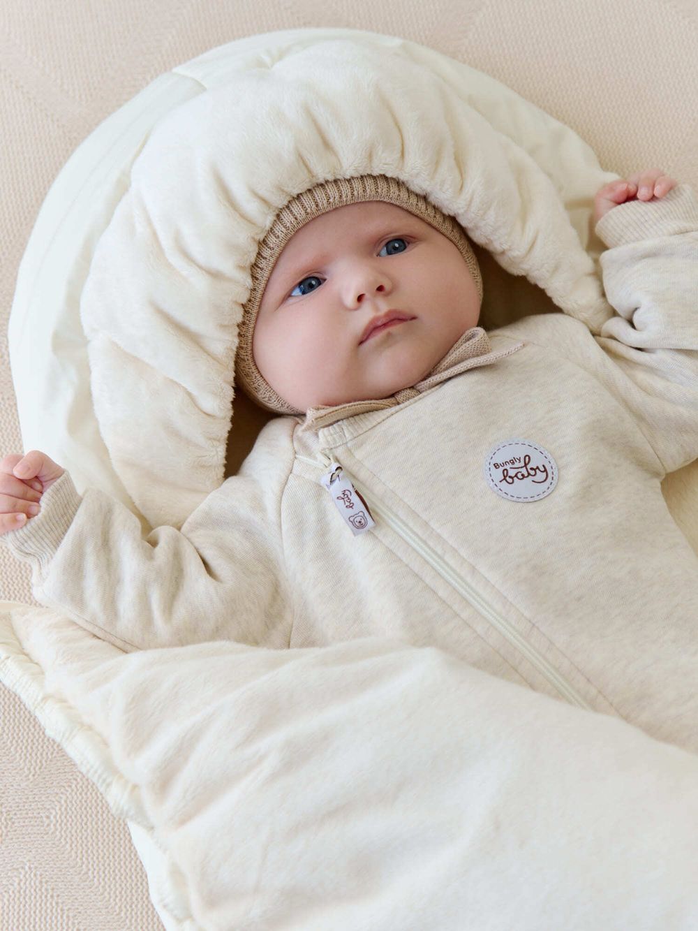 Кокон зимний для новорожденных "Айвори" 0+