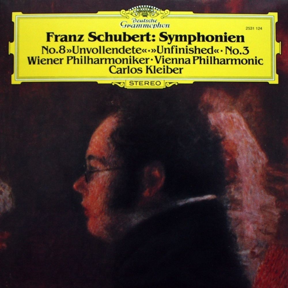 Franz Schubert, Wiener Philharmoniker, Carlos Kleiber / Symphonien No. 8 Unfinished, No. 3 (LP)