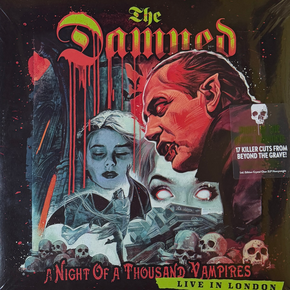Виниловая пластинка The Damned ‎– A Night Of A Thousand Vampires 2LP Clear