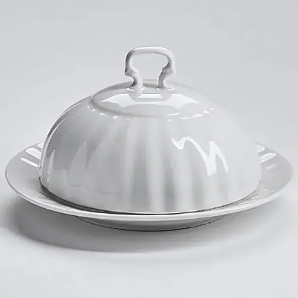 Масленка фарфоровая 500мл Белье