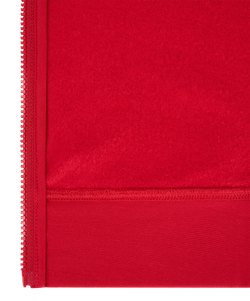 Флисовое худи на молнии ESSENTIAL Cotton Fleece FZ Hoodie, красный