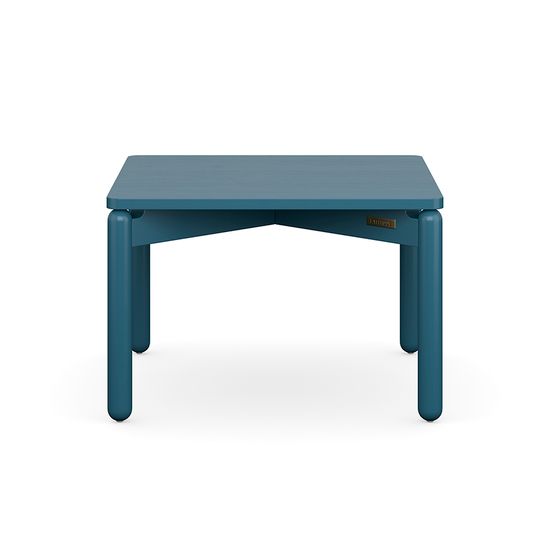Столик кофейный saga, 60х60 см, сине-зеленый