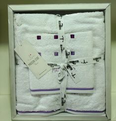 Набор полотенец  CANDY КЕНДИ 3пр 30х50 50х100 и 70х140 Maison Dor Турция