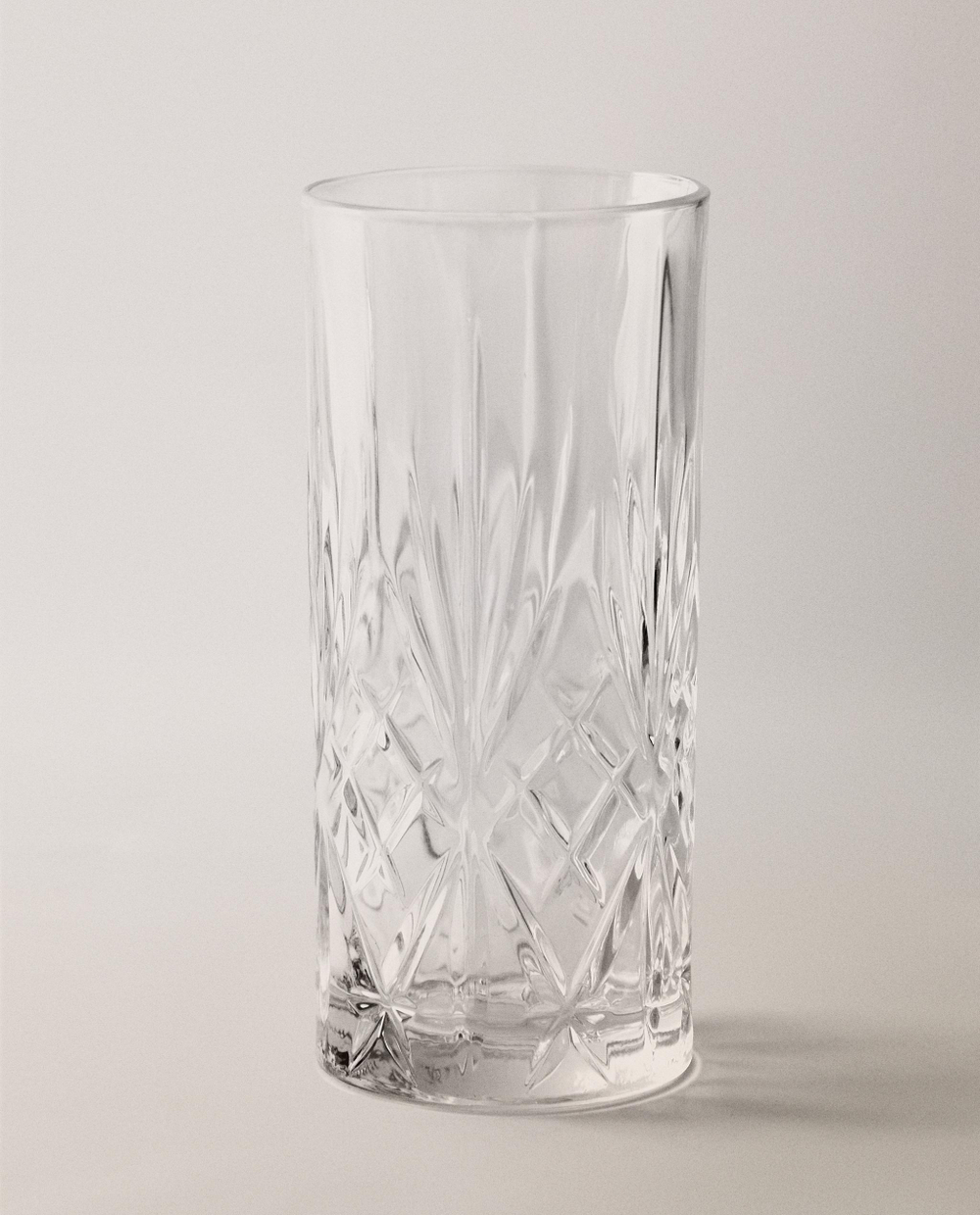 Zara Home стакан из стекла, цвет прозрачный, 19 см