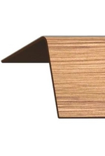 Угол с тиснением текстурный ПВХ 40*40*2,7 м Дуб янтарный