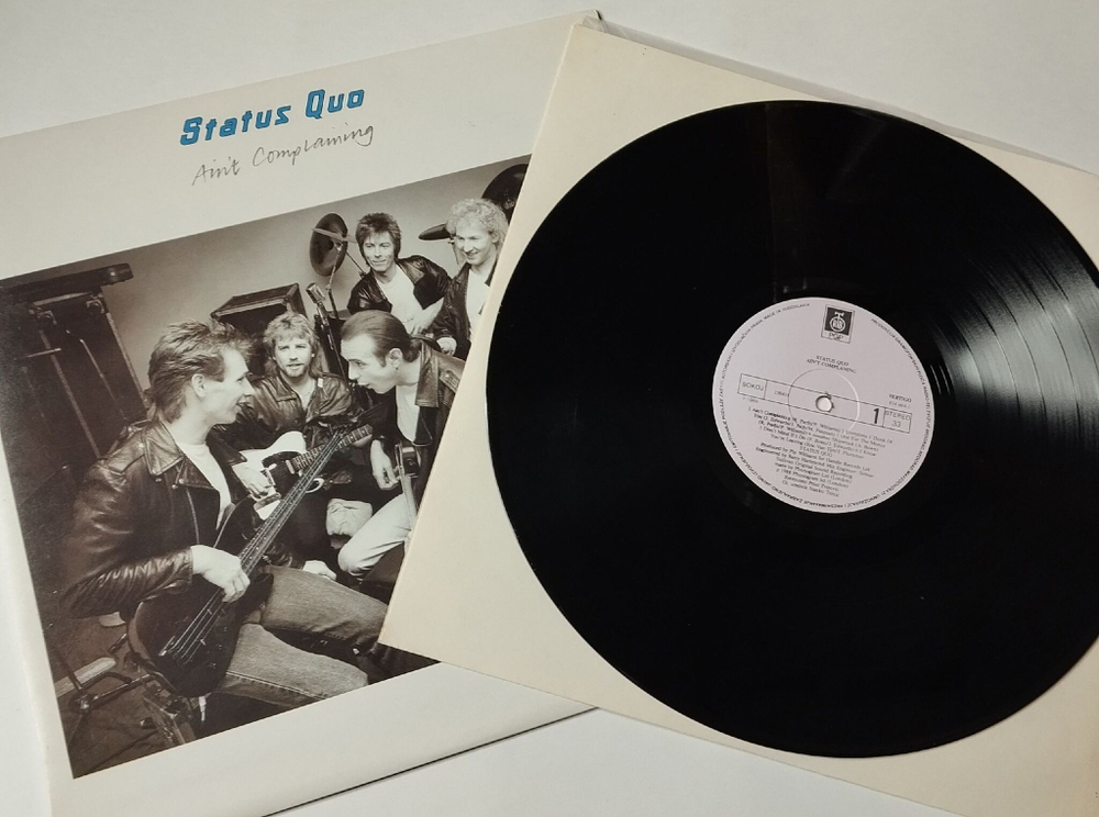 Винтажная виниловая пластинка LP Status Quo Ain't Complaining (Югославия 1988)