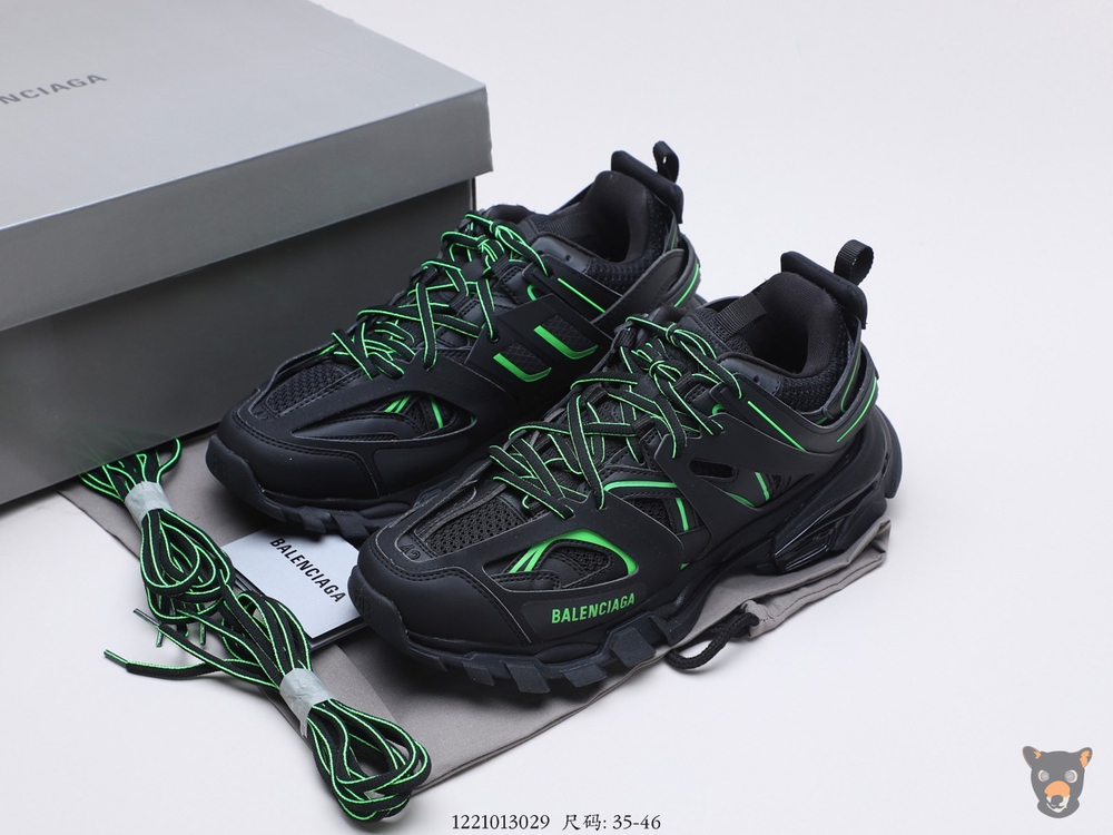 Кроссовки Track Trainers Black/Green