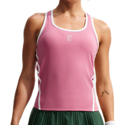 Женский топ теннисный Nike Court Advantage - peony/white