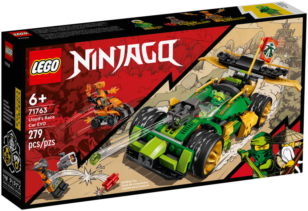 Конструктор LEGO Ninjago 71763 Гоночный автомобиль ЭВО Ллойда