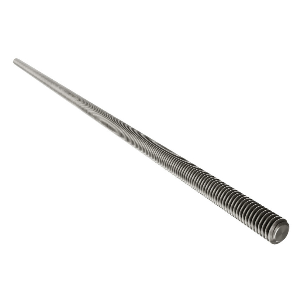 2808 Series Stainless Steel Threaded Rod (M4 x 0.7mm, 200mm Length) - 2 Pack