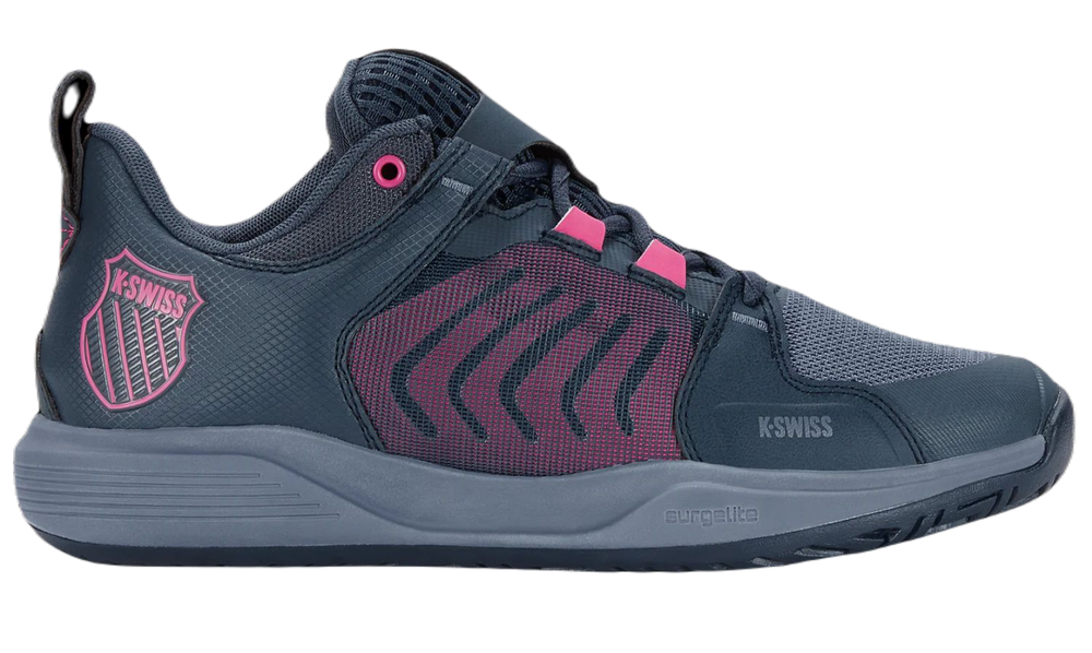 Женские теннисные кроссовки K-Swiss Ultrashot Team - orion blue/infinity/carmine rose