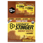 Honey Stinger, Energy, вафли с ореховой пастой, арахисовая паста, 12 вафель, 30 г (1,06 унции) каждая