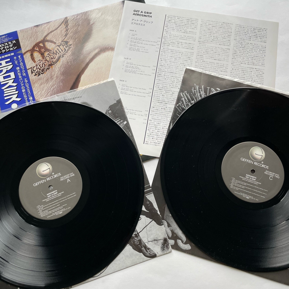 Винтажная виниловая пластинка LP Aerosmith Get A Grip (Япония 1997) (Оби)