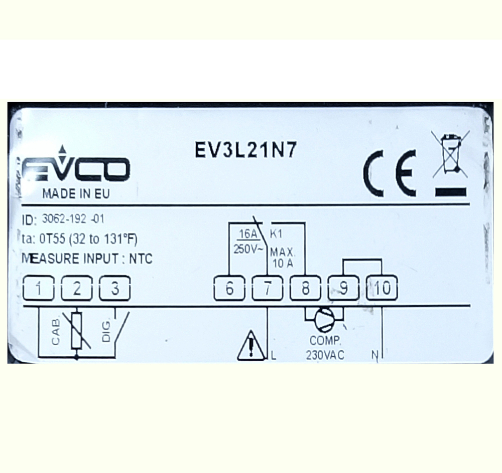 Контроллер EVKO EV3L21N7 с 1 датчиком