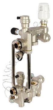 Насосно-смесительный узел Valtec VT.COMBI.0.180 для тёплого пола 180 мм.