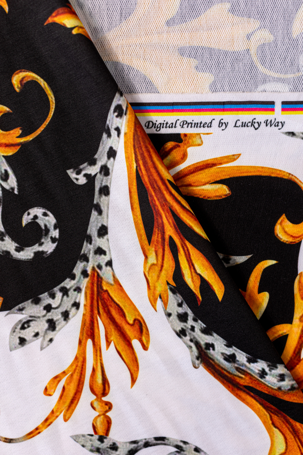 Футер 2-х Нитка петля ХБ 220гр/м2 Versace 180 см.