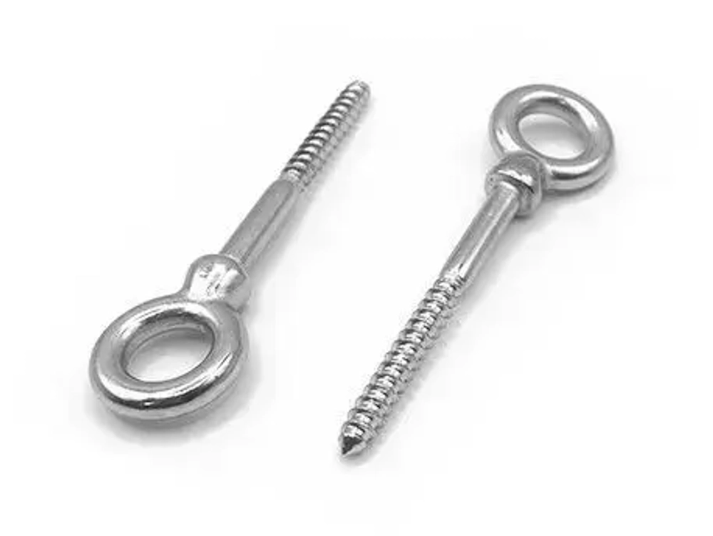 Рым-шуруп (саморез с кольцом) ART 8271 нержавеющий А4 8х80, 2 шт