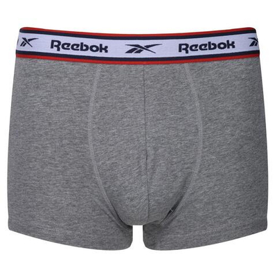 Мужские спортивные боксеры Reebok Mens Trunk YOSEF 3P - navy/red/grey marl