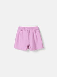 Юбка-шорты из джинскота "Сиреневый крокус"