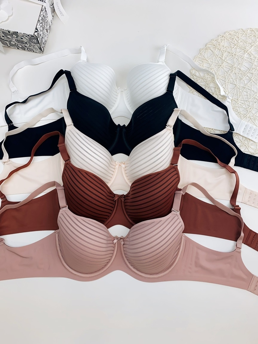 [m]Бюстгальтер на косточке/с поролоном 8312