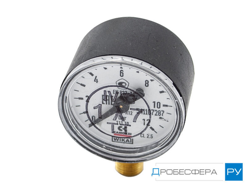 Манометр для компрессора 2,5 бар (0,25 МПа) радиальный R 1/8" диаметр 39 мм арт. M043-R02,5