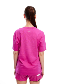 ФУТБОЛКА ЖЕНСКАЯ COTTON TEE V-NECK-SUPER PREMIUM | PURPLE