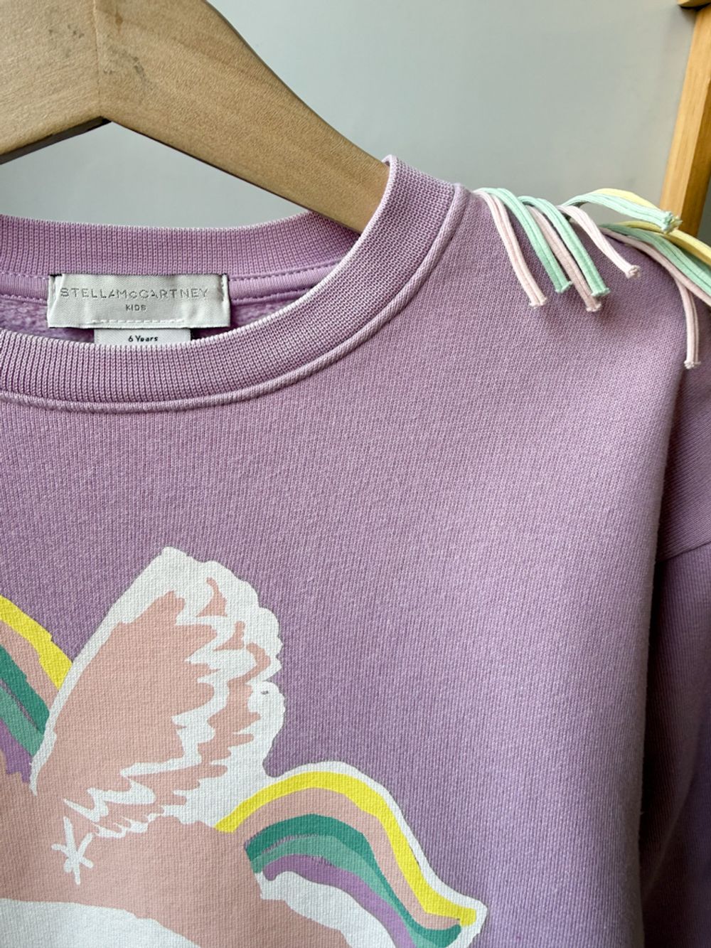 Хлопковое платье-толстовка Stella McCartney, 116