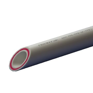 Труба полипропиленовая Политэк 20 х 3,4 (PN25, SDR 6), армированная стекловолокном (1 м)