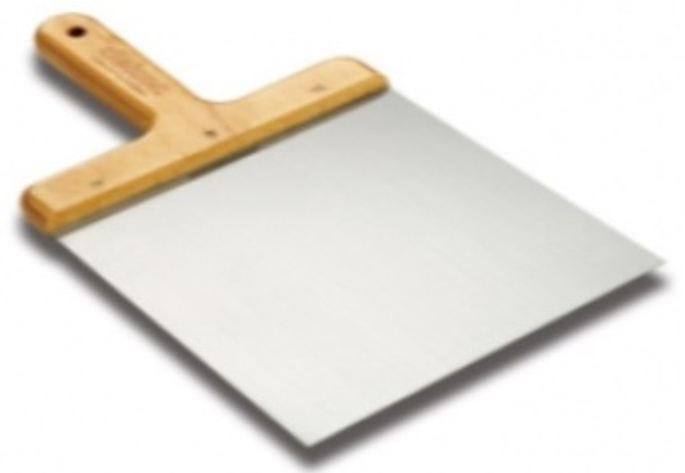 Лопатка шпатлевочная 160х165 мм нержавеющей сталь с деревянной ручкой Dekor 241