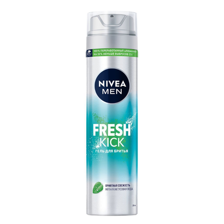 Пена для бритья Nivea Men Fresh Kick 200мл