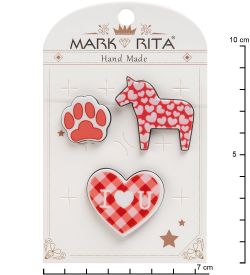 MR-106 Н-р брошей с цанговым зажимом бабочка «Любовь к животным» Mark Rita