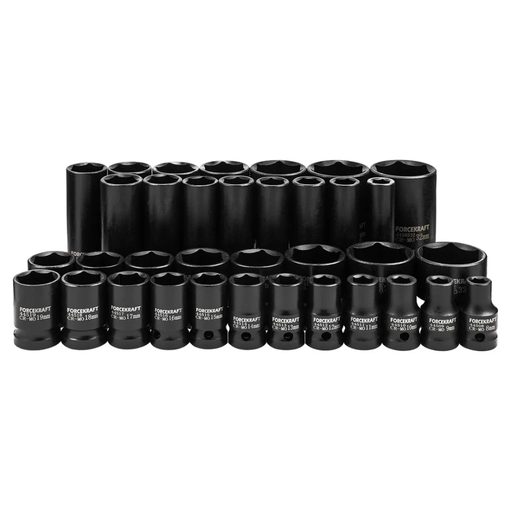 Набор головок (35 предметов) FORCEKRAFT FK-4353-5MPB