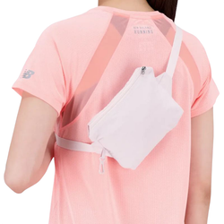 Женская теннисная куртка New Balance Printed Impact Run Light Pack Jacket - Pink
