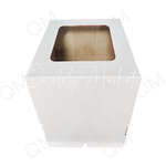 Коробка для торта с окошком 300*300*300 мм белая, 50 шт