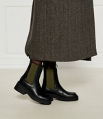 Кожаные челси на каблуке COLLEGE CHELSEA Furla - черный(YI49FCG BX1327)