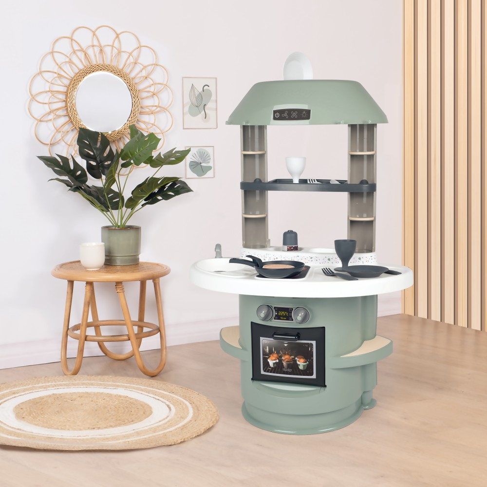 Детская кухня Smoby Nova 312700 с 13 аксессуарами для сюжетной игры от 18 месяцев — фото 10