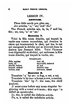 Early French Lessons | Henri Bué
