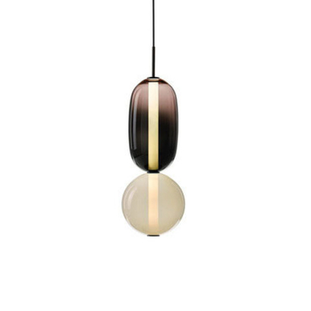 Pendant design lamp  Pebbles by Bomma (2 lampshade ,  White,  Black)