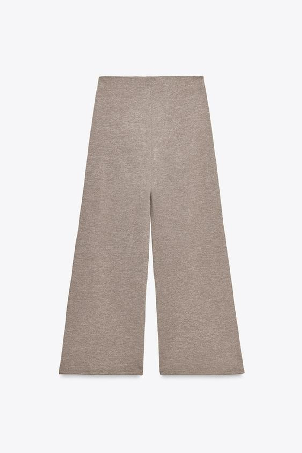 ZARA БАЗОВЫЕ БРЮКИ ПИКЕ, СВЕТЛО-КОРИЧНЕВЫЙ