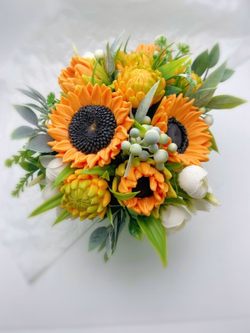 «Букет Подсолнухов, сумочка»