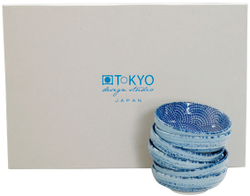 Набор чаш 6шт Tokyo Design Studio Nippon Blue 7598 Япония-Нидерланды