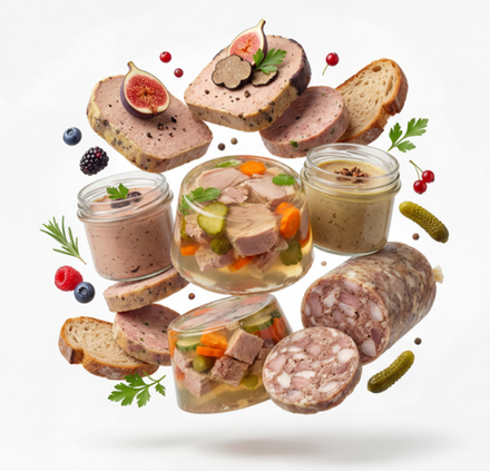 Паштеты, холодцы, сальтисоны